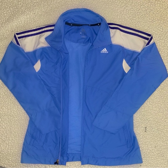 Adidas Women’s Full Zip Up Jacket VINTAGE size M - Picture 1 of 5